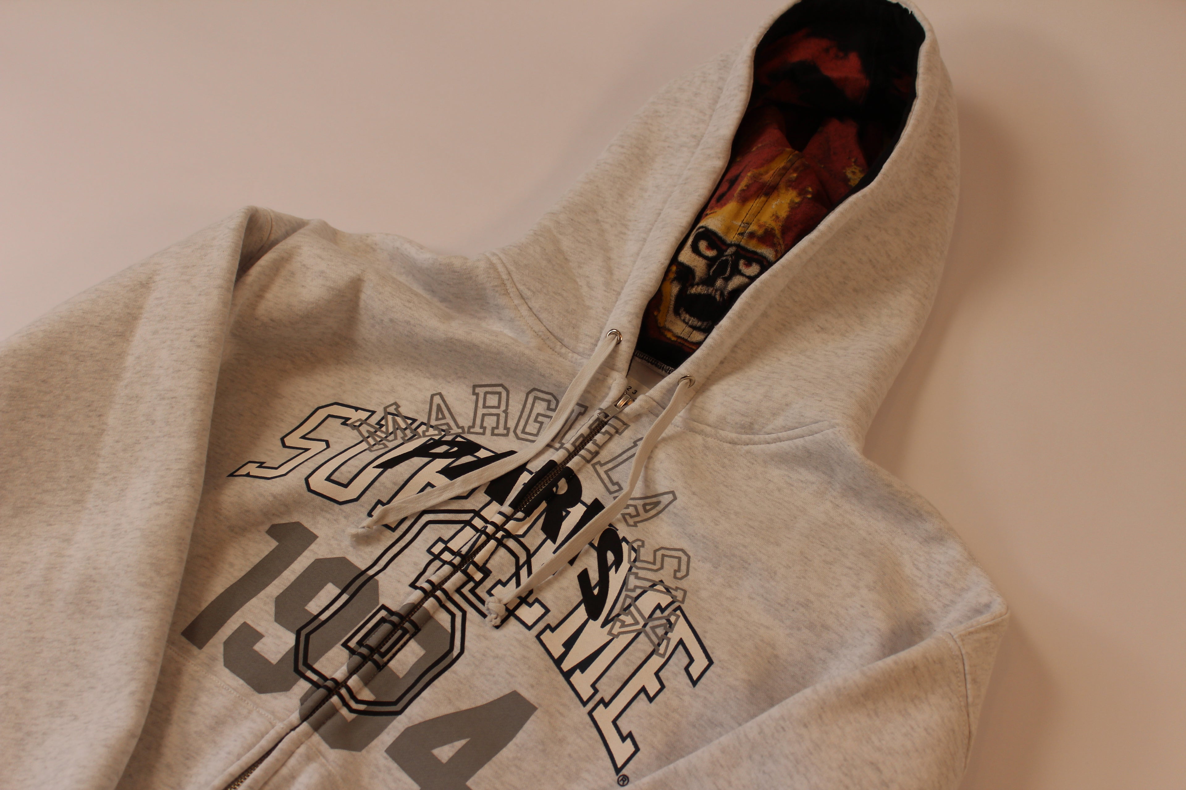 Supreme MM6 Maison Margiela Zip Up Hooded Sweatshirt