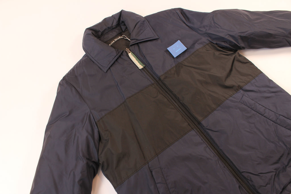 Acne Studios Face Patch Padded Bomber Jacket 'Navy'