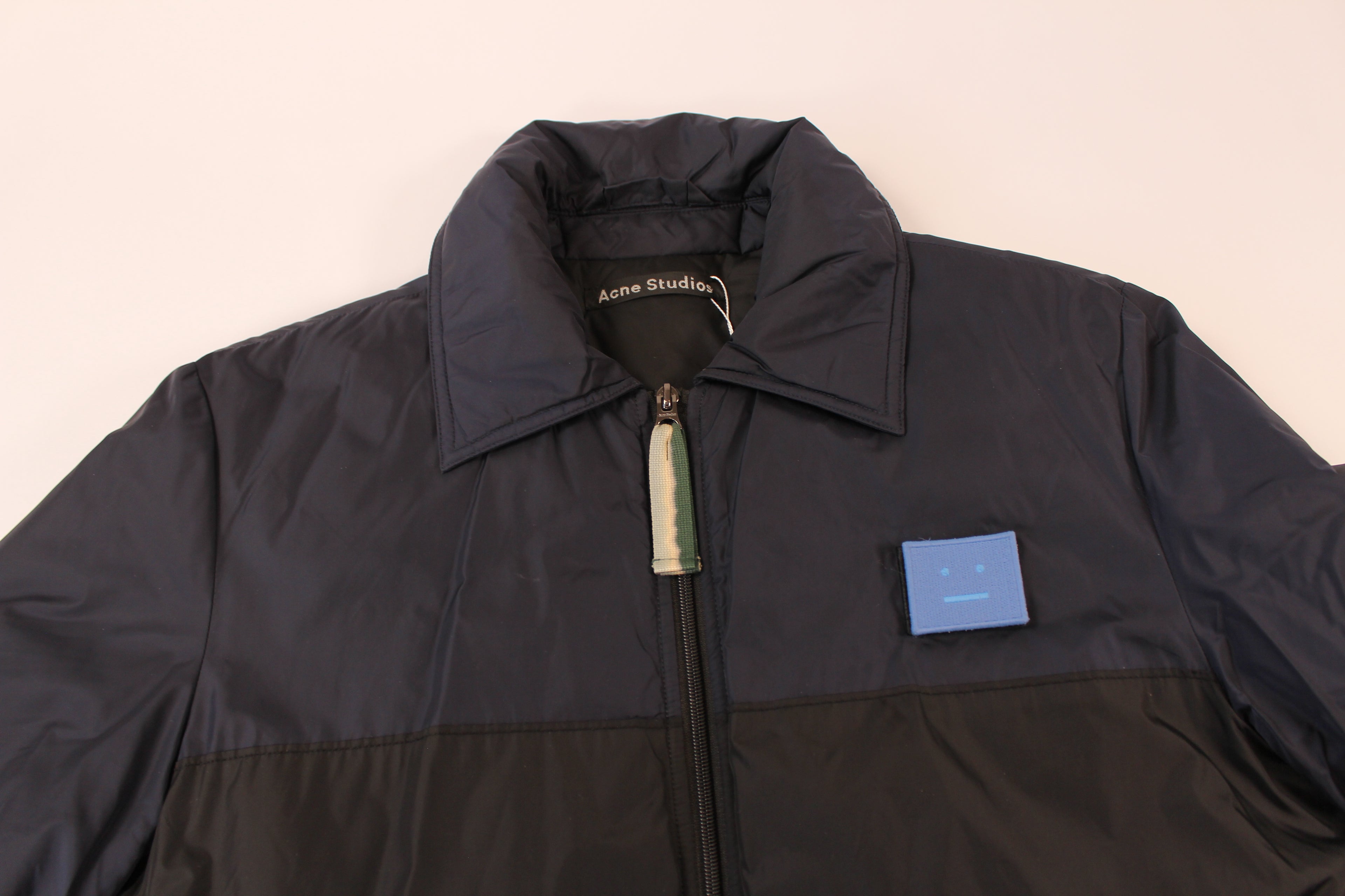 Acne Studios Face Patch Padded Bomber Jacket 'Navy'