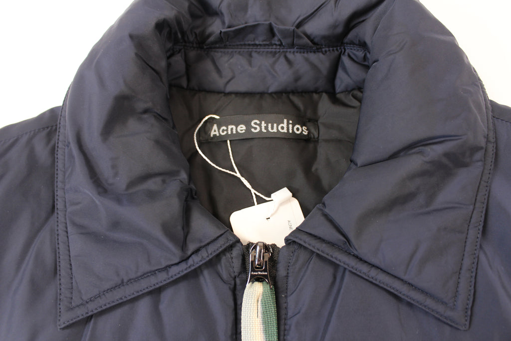 Acne Studios Face Patch Padded Bomber Jacket 'Navy'