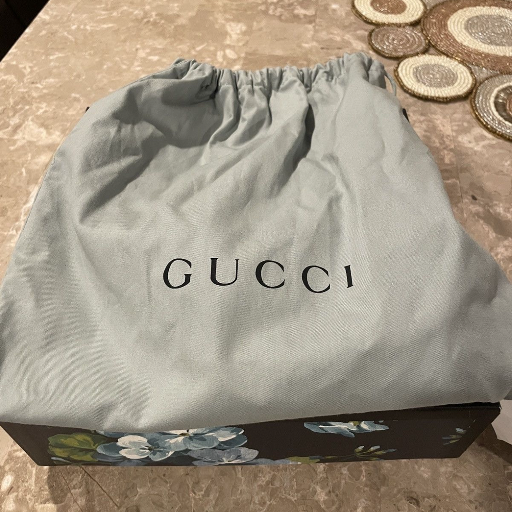 Gucci Blooms Belt GG Supreme Monogram - Beige/Blue