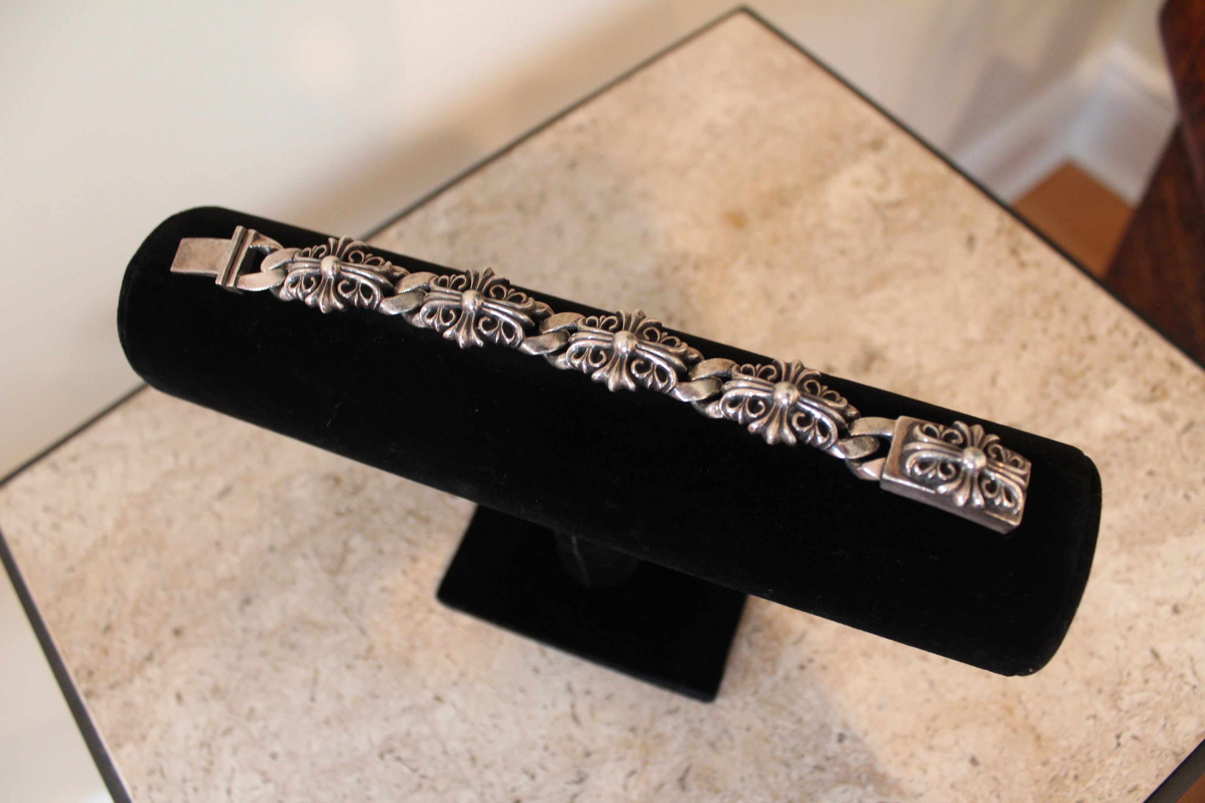 Chrome Hearts Keeper Link Bracelet (Silver)